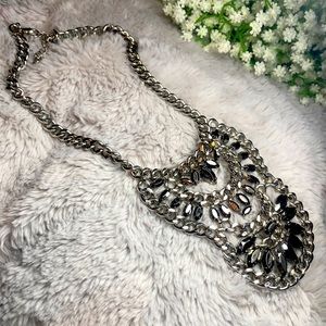Silver toned necklace
